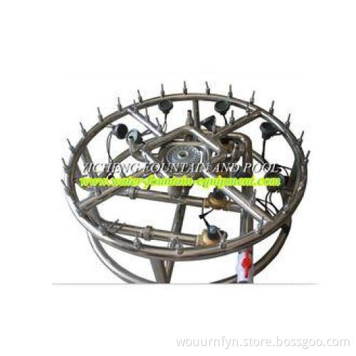 Musical Round Fountain System With Controller For Ponds And